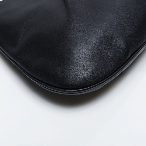 極美品 クリスチャンディオール Christian Dior ストリートシック レザー ショルダーバッグ ブラック WS20962