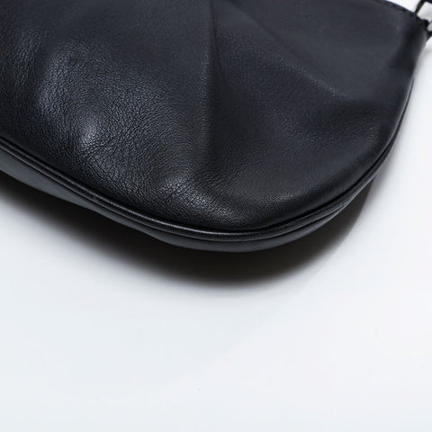 Christian Dior Street Chic Leather Shoulder Bag black WS20962