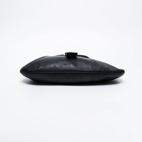 極美品 クリスチャンディオール Christian Dior ストリートシック レザー ショルダーバッグ ブラック WS20962