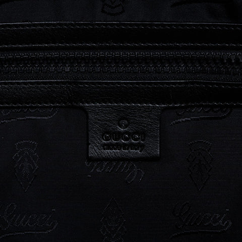 GUCCI PVC logo Boston bag black WS20964