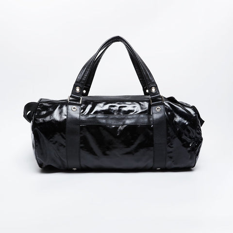 GUCCI PVC logo Boston bag black WS20964