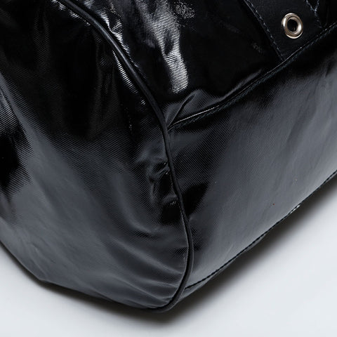 GUCCI PVC logo Boston bag black WS20964