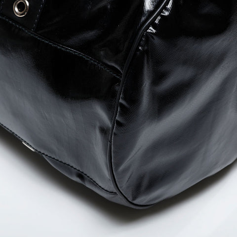 GUCCI PVC logo Boston bag black WS20964