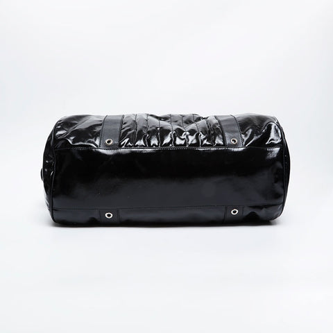 GUCCI PVC logo Boston bag black WS20964