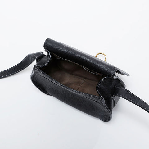 Chloe Mini Marcy Leather Shoulder Bag black WS20965