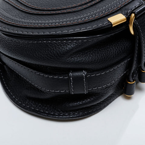 Chloe Mini Marcy Leather Shoulder Bag black WS20965