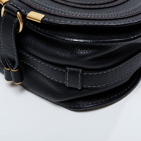 Chloe Mini Marcy Leather Shoulder Bag black WS20965