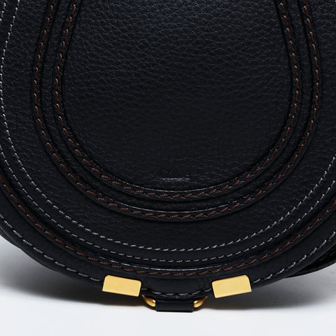 Chloe Mini Marcy Leather Shoulder Bag black WS20965