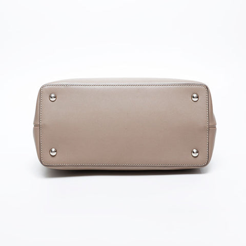 FENDI Twojours Leather Shoulder Bag beige WS20972