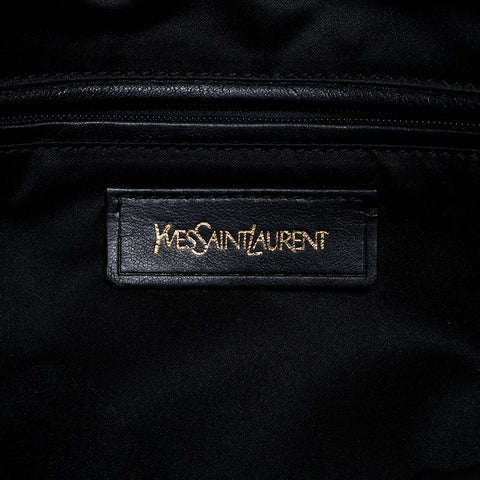 YVES SAINT LAURENT Leather Muse Shoulder Bag gray WS20973