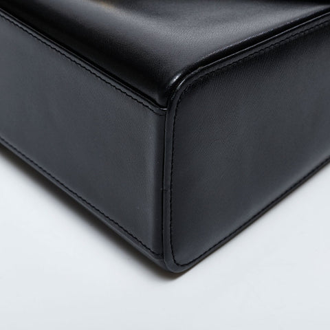 GIVENCHY Leather 2way Handbag black WS20974
