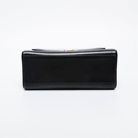 GIVENCHY Leather 2way Handbag black WS20974
