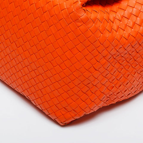 BOTTEGAVENETA INTRECCIATO Shoulder Bag Orange WS20975