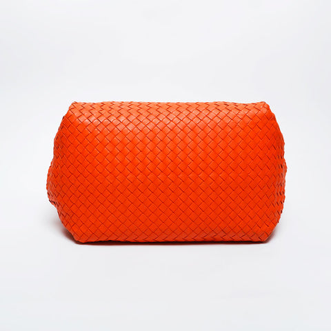 BOTTEGAVENETA INTRECCIATO Shoulder Bag Orange WS20975