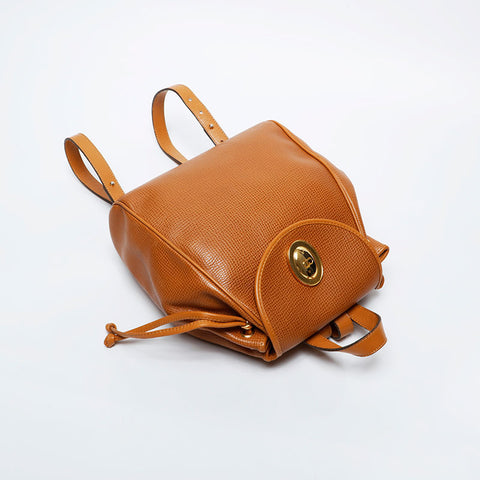 Christian Dior Embossed leather Backpack Â· Daypack Brown WS20976