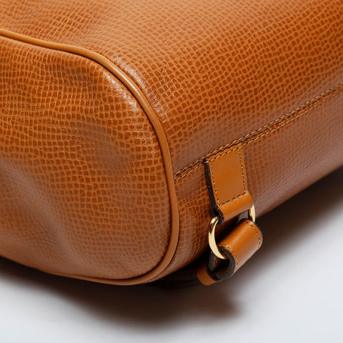 Christian Dior Embossed leather Backpack Â· Daypack Brown WS20976