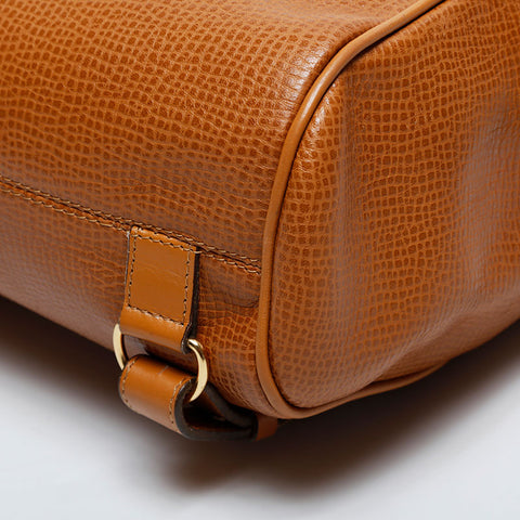 Christian Dior Embossed leather Backpack Â· Daypack Brown WS20976