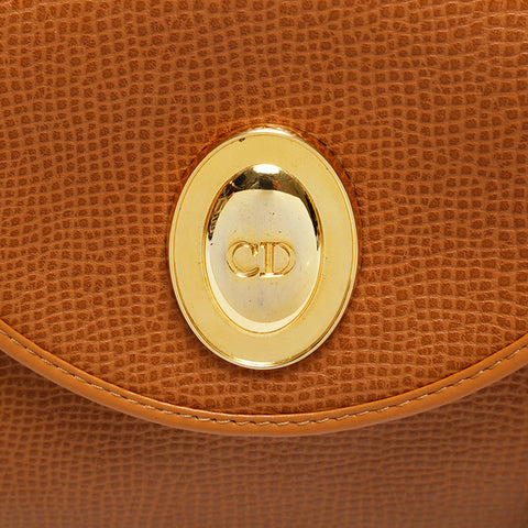 Christian Dior Embossed leather Backpack Â· Daypack Brown WS20976