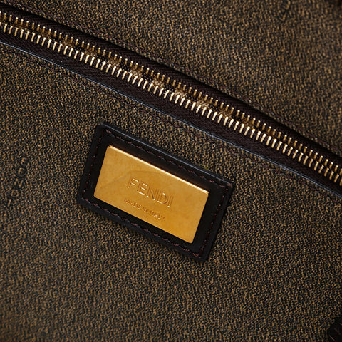 FENDI Zucca PVC Tote Bag Brown WS20980