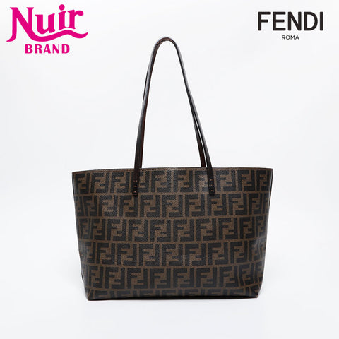 FENDI Zucca PVC Tote Bag Brown WS20980