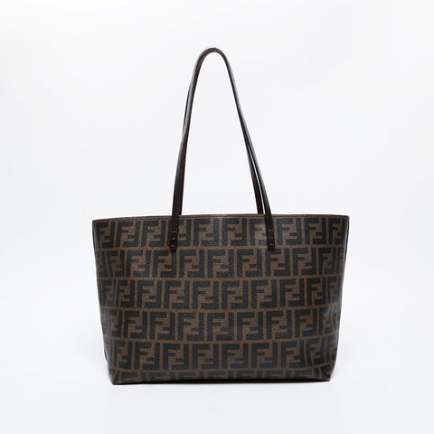FENDI Zucca PVC Tote Bag Brown WS20980