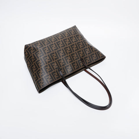 FENDI Zucca PVC Tote Bag Brown WS20980