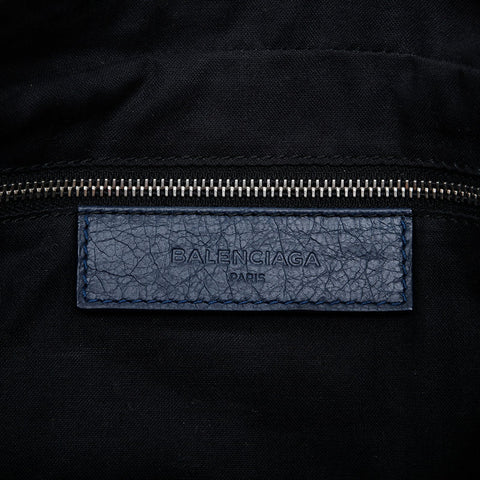 BALENCIAGA leather Shoulder Bag Navy WS20982