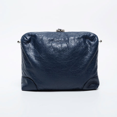 BALENCIAGA leather Shoulder Bag Navy WS20982