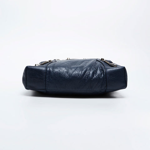 BALENCIAGA leather Shoulder Bag Navy WS20982
