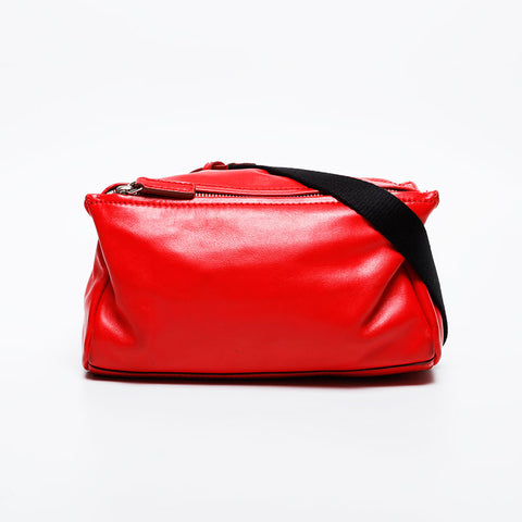 GIVENCHY Pandora Mini Leather Shoulder Bag Red WS20983