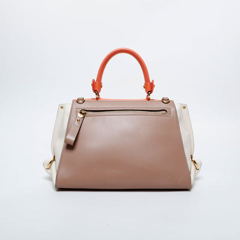 Salvatore Ferragamo Leather Gancini Shoulder Bag beige WS20984