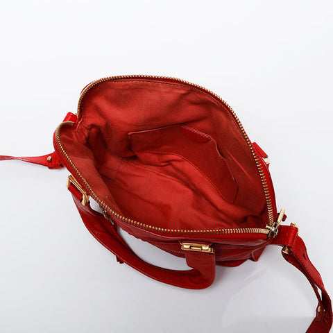 Chloe Leather 2way Angie Handbag Red WS20985