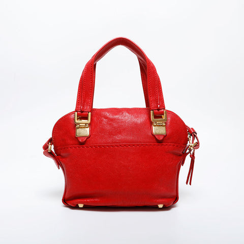 Chloe Leather 2way Angie Handbag Red WS20985