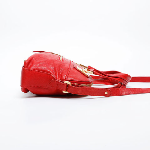 Chloe Leather 2way Angie Handbag Red WS20985