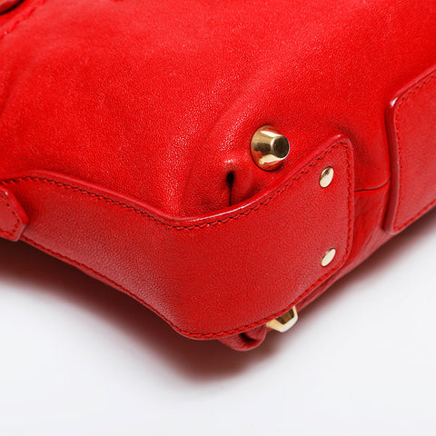 Chloe Leather 2way Angie Handbag Red WS20985