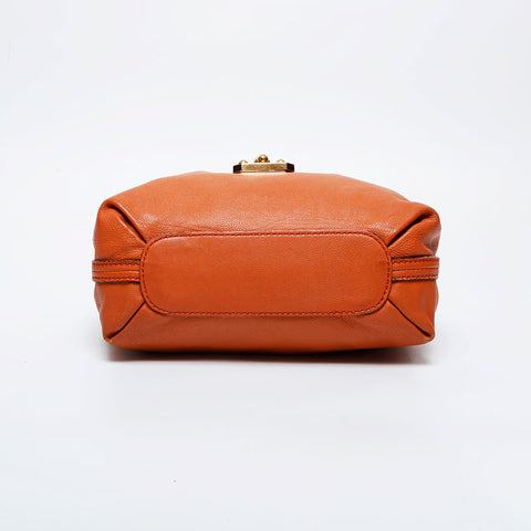 Chloe Leather Elsie Shoulder Bag Orange WS20987