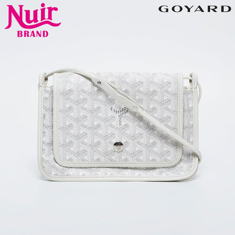 GOYARD Plumet Pochette Shoulder Bag white WS20995