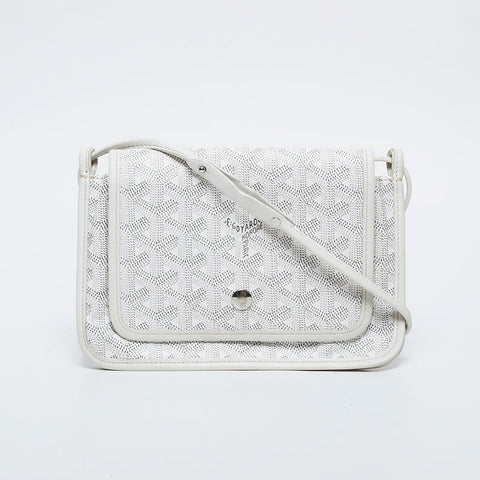 GOYARD Plumet Pochette Shoulder Bag white WS20995