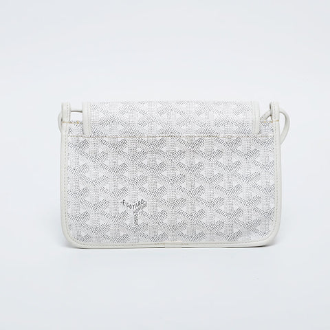 GOYARD Plumet Pochette Shoulder Bag white WS20995