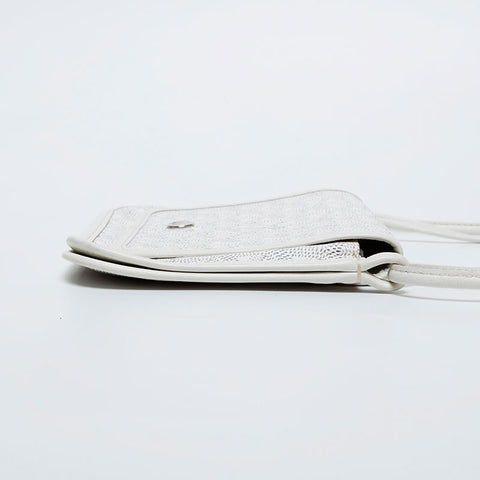 GOYARD Plumet Pochette Shoulder Bag white WS20995