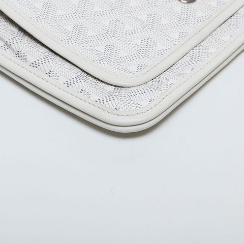 GOYARD Plumet Pochette Shoulder Bag white WS20995