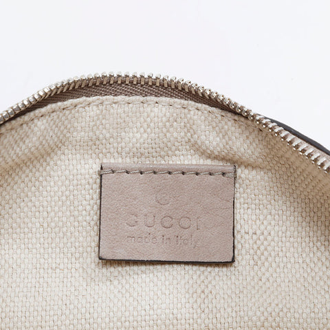GUCCI Mouton Soho Stud Chain Shoulder Bag beige WS21002