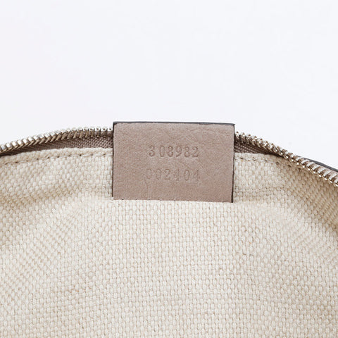 GUCCI Mouton Soho Stud Chain Shoulder Bag beige WS21002