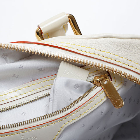 LOUIS VUITTON 2007 Suhali Superb Handbag white WS21009