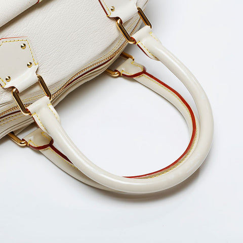 LOUIS VUITTON 2007 Suhali Superb Handbag white WS21009