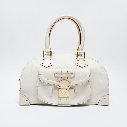 LOUIS VUITTON 2007 Suhali Superb Handbag white WS21009