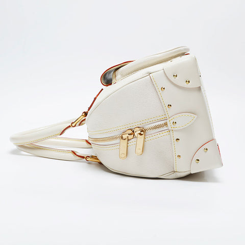 LOUIS VUITTON 2007 Suhali Superb Handbag white WS21009