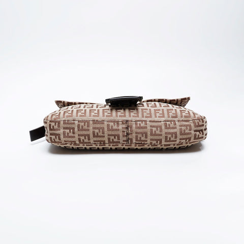 FENDI Zucchino mamma bucket Shoulder Bag Brown WS21010