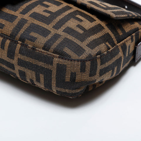 FENDI Zucca mamma bucket Shoulder Bag Brown WS21011