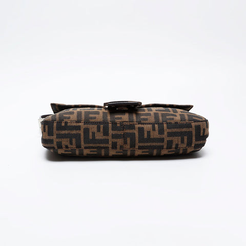 FENDI Zucca mamma bucket Shoulder Bag Brown WS21011